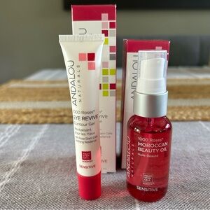 ANDALOU NATURALS | 1000 Roses Eye Revive Contour Gel & Moroccan Beauty Oil